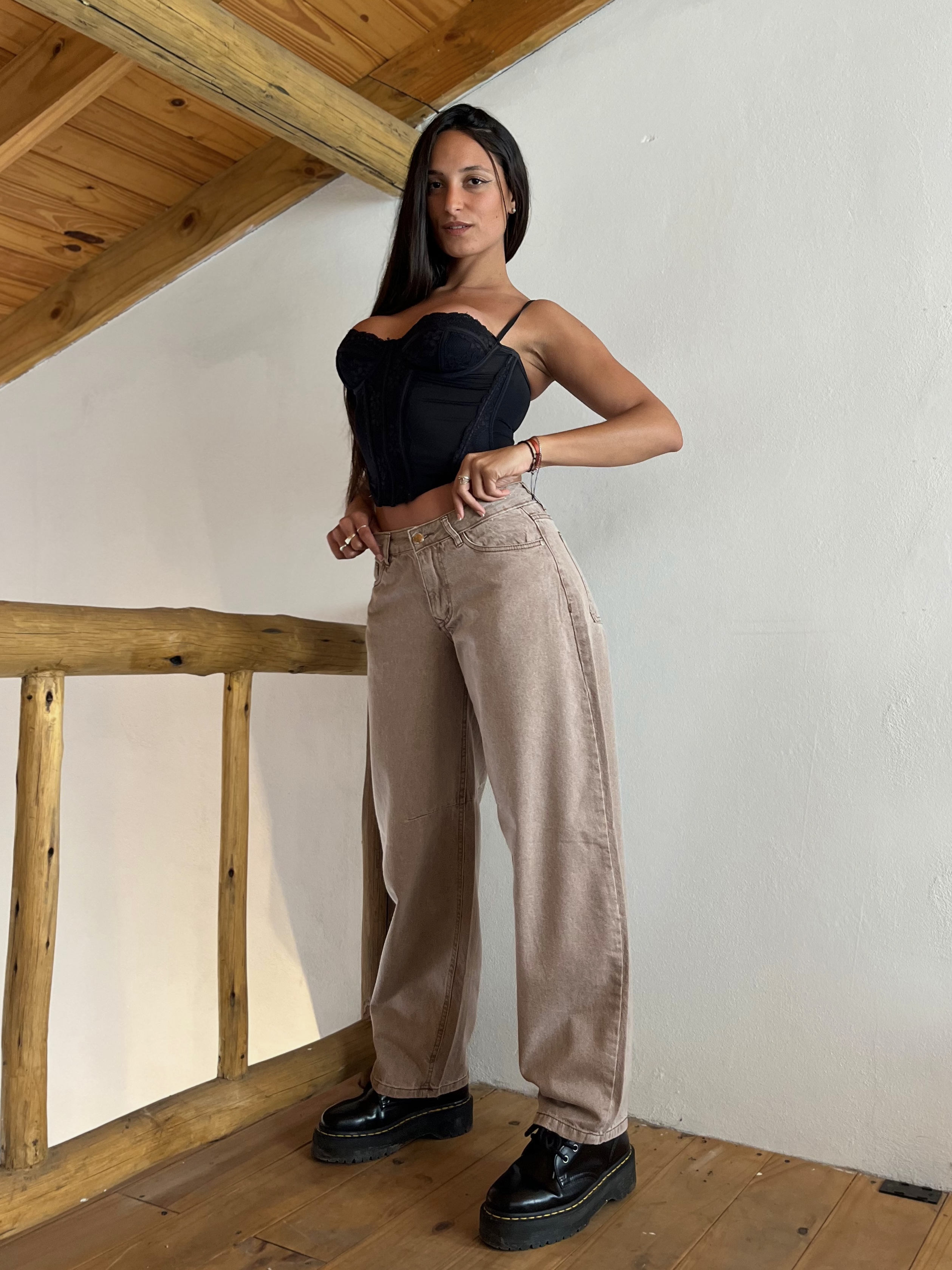 7FA7A313-8B3D-4669-B738-1059258AE0F4 BAGGY BARREL "PERU" MARRON NEVADO